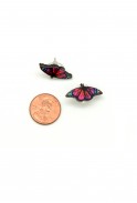 Rainbow Butterfly Studs